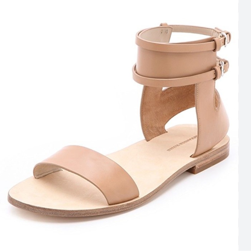 Alexander Wang Leather Nude Sandals Size 36